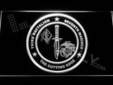 3rd Battalion 7th Marines LED Neon Sign USB - White - TheLedHeroes