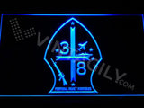 3rd Battalion 8th Marines LED Neon Sign USB - Blue - TheLedHeroes
