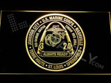 3rd Battalion 24th Marines LED Neon Sign USB - Yellow - TheLedHeroes