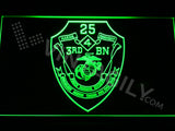 3rd Battalion 25th Marines LED Sign - Green - TheLedHeroes