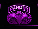 FREE US Army Ranger Parawings LED Sign - Purple - TheLedHeroes