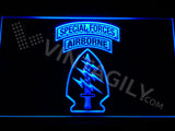FREE Special Forces Airborne LED Sign - Blue - TheLedHeroes