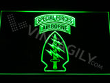 FREE Special Forces Airborne LED Sign - Green - TheLedHeroes