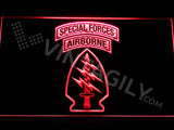 FREE Special Forces Airborne LED Sign - Red - TheLedHeroes