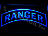 US Army Ranger LED Neon Sign Electrical - Blue - TheLedHeroes