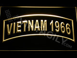 FREE Vietnam 1966 LED Sign - Yellow - TheLedHeroes