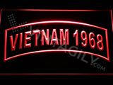 FREE Vietnam 1968 LED Sign - Red - TheLedHeroes