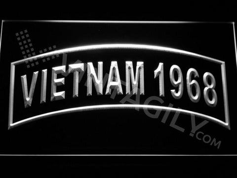 Vietnam 1968 LED Neon Sign Electrical - White - TheLedHeroes