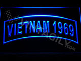 Vietnam 1969 LED Neon Sign USB - Blue - TheLedHeroes