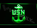 US Navy LED Sign - Green - TheLedHeroes