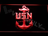 US Navy LED Sign - Red - TheLedHeroes