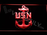 US Navy LED Neon Sign Electrical - Red - TheLedHeroes