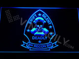 2nd Reconnaissance Battalion LED Neon Sign USB - Blue - TheLedHeroes