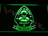 FREE 2nd Reconnaissance Battalion LED Sign - Green - TheLedHeroes