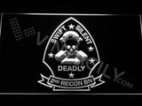 2nd Reconnaissance Battalion LED Sign - White - TheLedHeroes