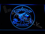 2nd Tank Battalion LED Neon Sign Electrical - Blue - TheLedHeroes