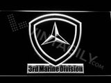 3rd Marine Division LED Neon Sign Electrical - White - TheLedHeroes