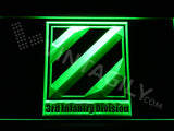 3rd Infantry Division LED Sign - Green - TheLedHeroes