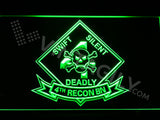 FREE 4th Reconnaissance Battalion LED Sign - Green - TheLedHeroes