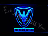 5th Marine Division LED Neon Sign USB - Blue - TheLedHeroes