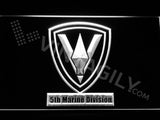 5th Marine Division LED Neon Sign Electrical - White - TheLedHeroes