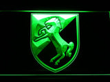 11th Armored Cavalry Regiment US Army LED Neon Sign USB - Green - TheLedHeroes