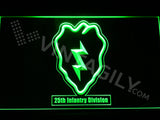 FREE 25th Infantry Division LED Sign - Green - TheLedHeroes