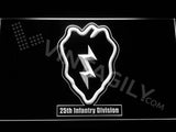 25th Infantry Division LED Neon Sign Electrical - White - TheLedHeroes