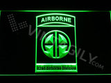 82nd Airborne Division LED Neon Sign Electrical - Green - TheLedHeroes