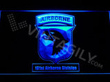 101st Airborne Division LED Neon Sign Electrical - Blue - TheLedHeroes