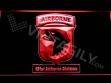 101st Airborne Division LED Neon Sign Electrical - Red - TheLedHeroes