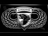 101st Airborne Division Wings LED Sign - White - TheLedHeroes