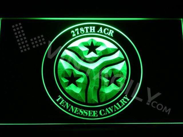 278th Armored Cavalry Regiment LED Neon Sign USB - Green - TheLedHeroes