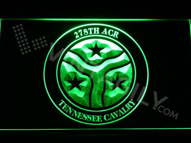 FREE 278th Armored Cavalry Regiment LED Sign - Green - TheLedHeroes