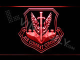 FREE Air Combat Command LED Sign - Red - TheLedHeroes