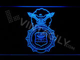 US Department of the Air Force LED Neon Sign Electrical - Blue - TheLedHeroes