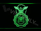 FREE US Department of the Air Force LED Sign - Green - TheLedHeroes