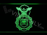 US Department of the Air Force LED Neon Sign Electrical - Green - TheLedHeroes