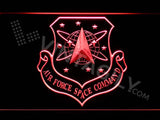 Air Force Space Command LED Neon Sign USB - Red - TheLedHeroes