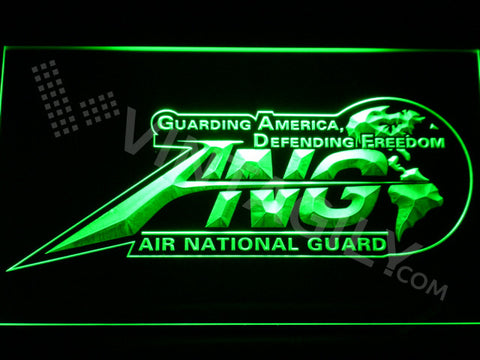 FREE Air National Guard 2 LED Sign - Green - TheLedHeroes