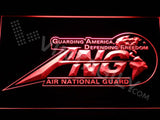 Air National Guard 2 LED Neon Sign USB - Red - TheLedHeroes