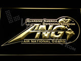 Air National Guard 2 LED Neon Sign Electrical - Yellow - TheLedHeroes