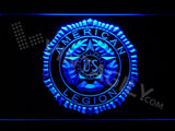 American Legion LED Neon Sign Electrical - Blue - TheLedHeroes