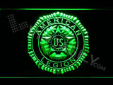 American Legion LED Neon Sign USB - Green - TheLedHeroes