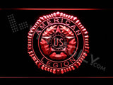 American Legion LED Neon Sign USB - Red - TheLedHeroes