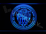 Armed Forces Expeditionary Medal LED Neon Sign USB - Blue - TheLedHeroes