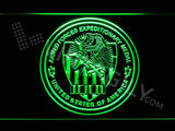 Armed Forces Expeditionary Medal LED Neon Sign USB - Green - TheLedHeroes