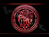 Armed Forces Expeditionary Medal LED Neon Sign USB - Red - TheLedHeroes