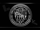 Armed Forces Expeditionary Medal LED Neon Sign Electrical - White - TheLedHeroes