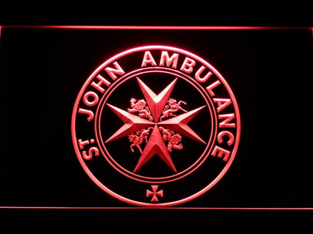 St John Ambulance LED Neon Sign Electrical - Red - TheLedHeroes